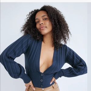 Wilfred front plunge cardigan